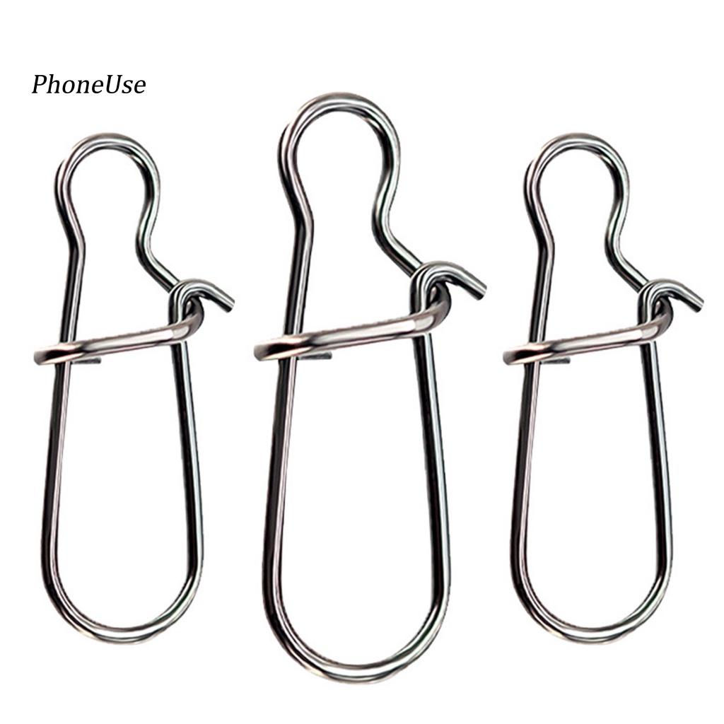 Pu Set 100 Ghim Câu Cá Bằng Thép Không Gỉ