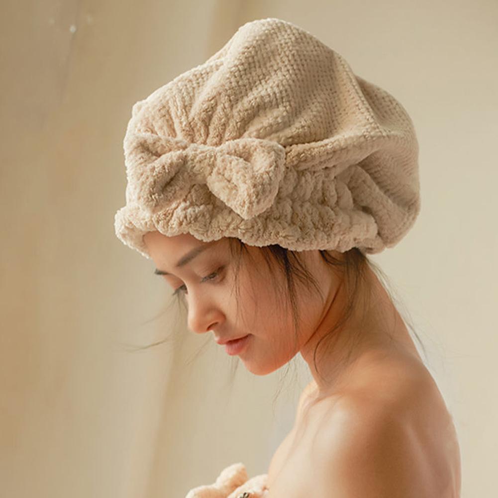 Mũ Trùm Đầu Làm Khô Tóc Nhanh Phong Cách Mới Cho Nữ O9C8