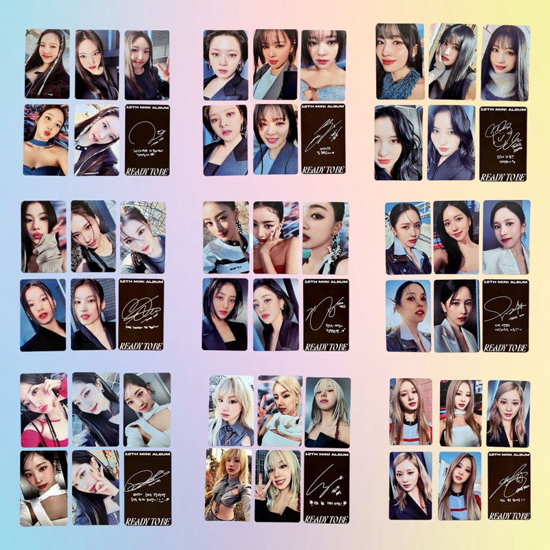 Bộ Thẻ Ảnh In Hình Nhóm Nhạc TWICE Độc Đáo