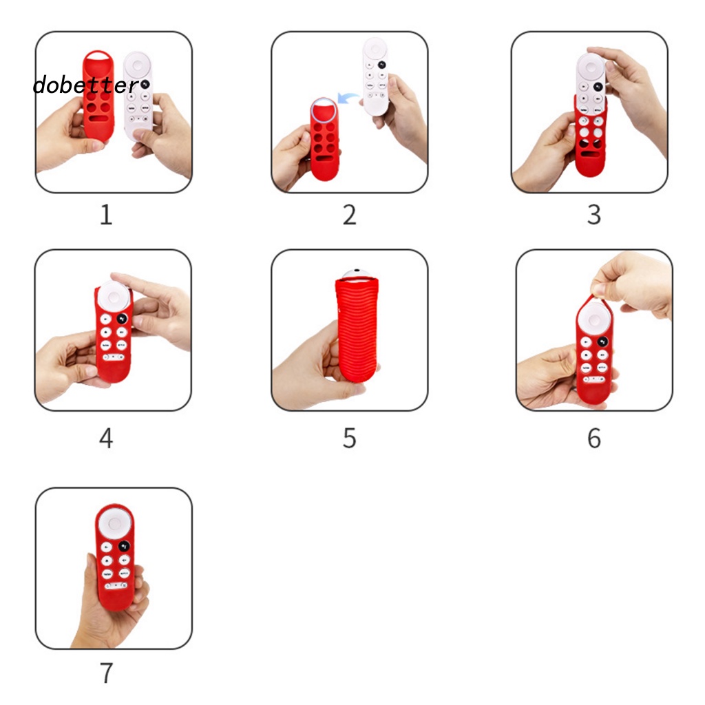 Vỏ Silicone BảO Vệ ĐiềU KhiểN Từ Xa 3M Thân Thiện Với Môi Trường ChốNg SốC + Dây Đeo Tay ChốNg ThấT LạC Cho Google TV 2020
