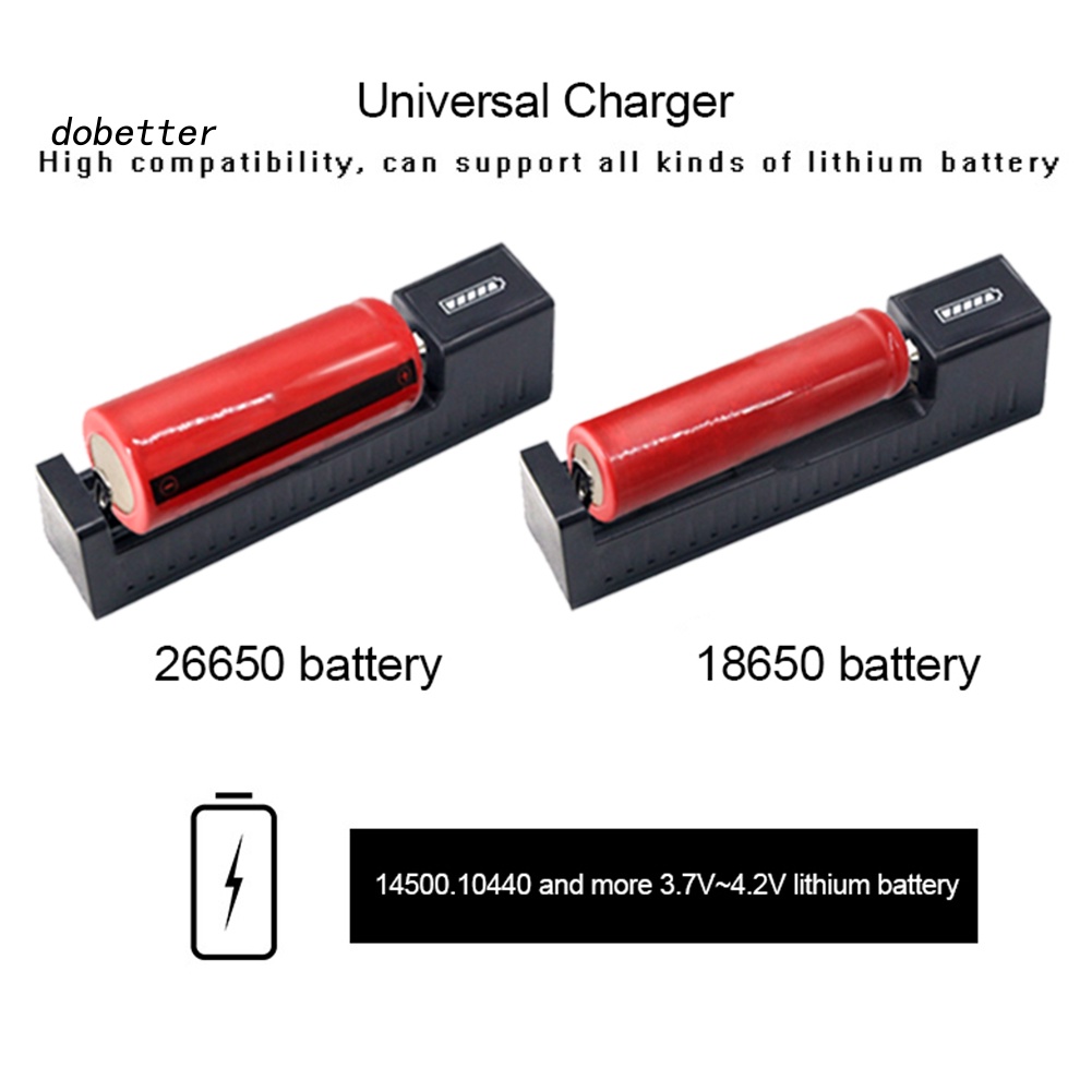 Bộ SạC Pin Li-ion 3.7V USB Đa Năng Cho 18650 26650 14500