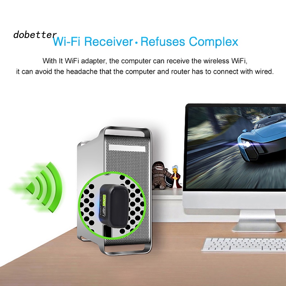 Usb Nhận Tín Hiệu WiFi Băng Tần Kép ACS-M600 2.4 / 5G Cho PC