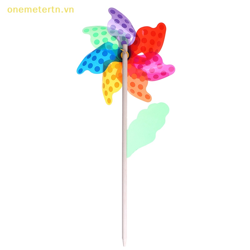 Onemetertn Chong Chóng Gió Bằng Gỗ 24cm