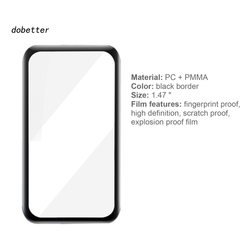 2 Miếng Dán Cường Lực Cong 3D Bảo Vệ Màn Hình Cho Đồng Hồ Thông Minh Huawei 6