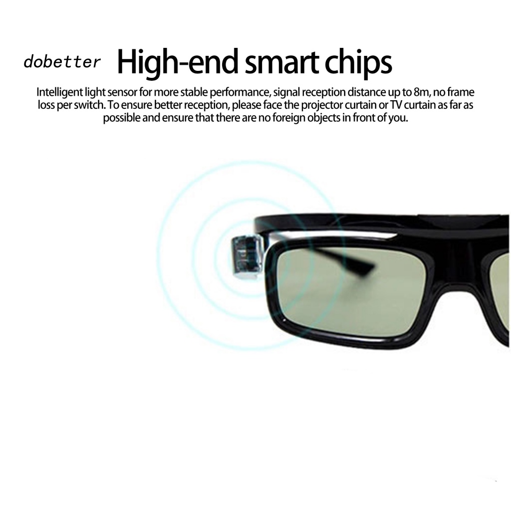 1 Bộ Kính Mát Sạc USB Xem TV DLP-Link 3D