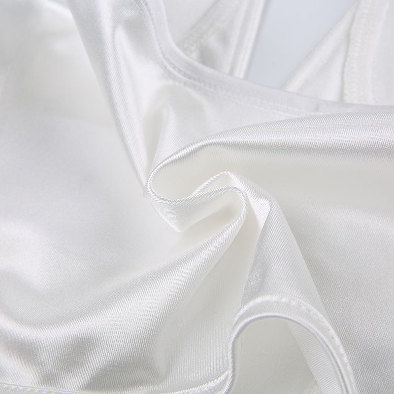 Áo Satin Hai Dây Cổ Chữ V Ôm Dáng Gợi Cảm Phong Cách Rapcopter Mỹ Cho Nữ Bán Chạy NMNB