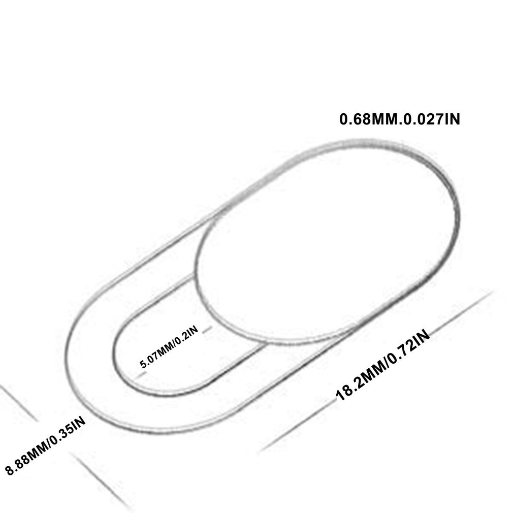 3Pcs Webcam Cover Shutter Slider Plastic Universal Antispy Camera For Laptop Tablet Private Sticker [Q/11]