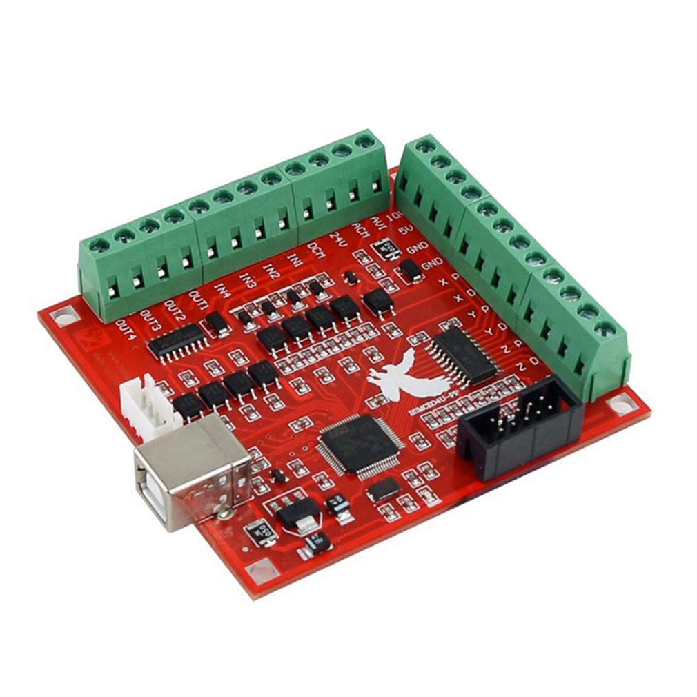 Cnc Usb Mach3 100Khz 4is Interface Driver Stepper Motions Controller Carddriver Board Engraving Machine [Q/1]