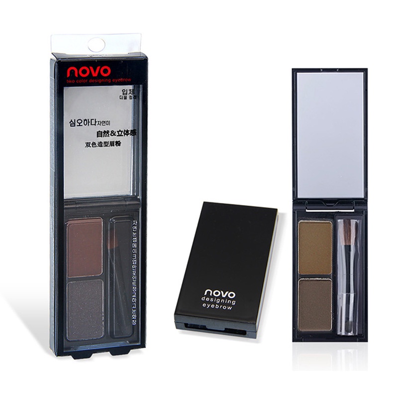 Bảng Phấn Kẻ Lông Mày Hai Màu Sắc Gradient Tự Nhiên Chống Thấm Nước Không Nhuộm / Dễ Sử Dụng