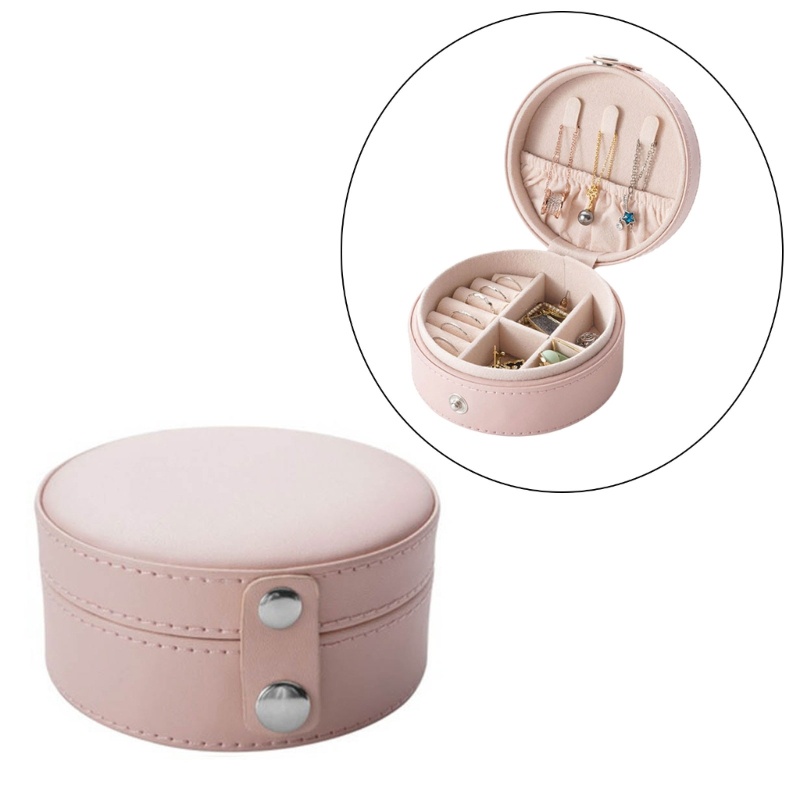 Hộp Đựng Trang Sức Mini Bằng Da PU