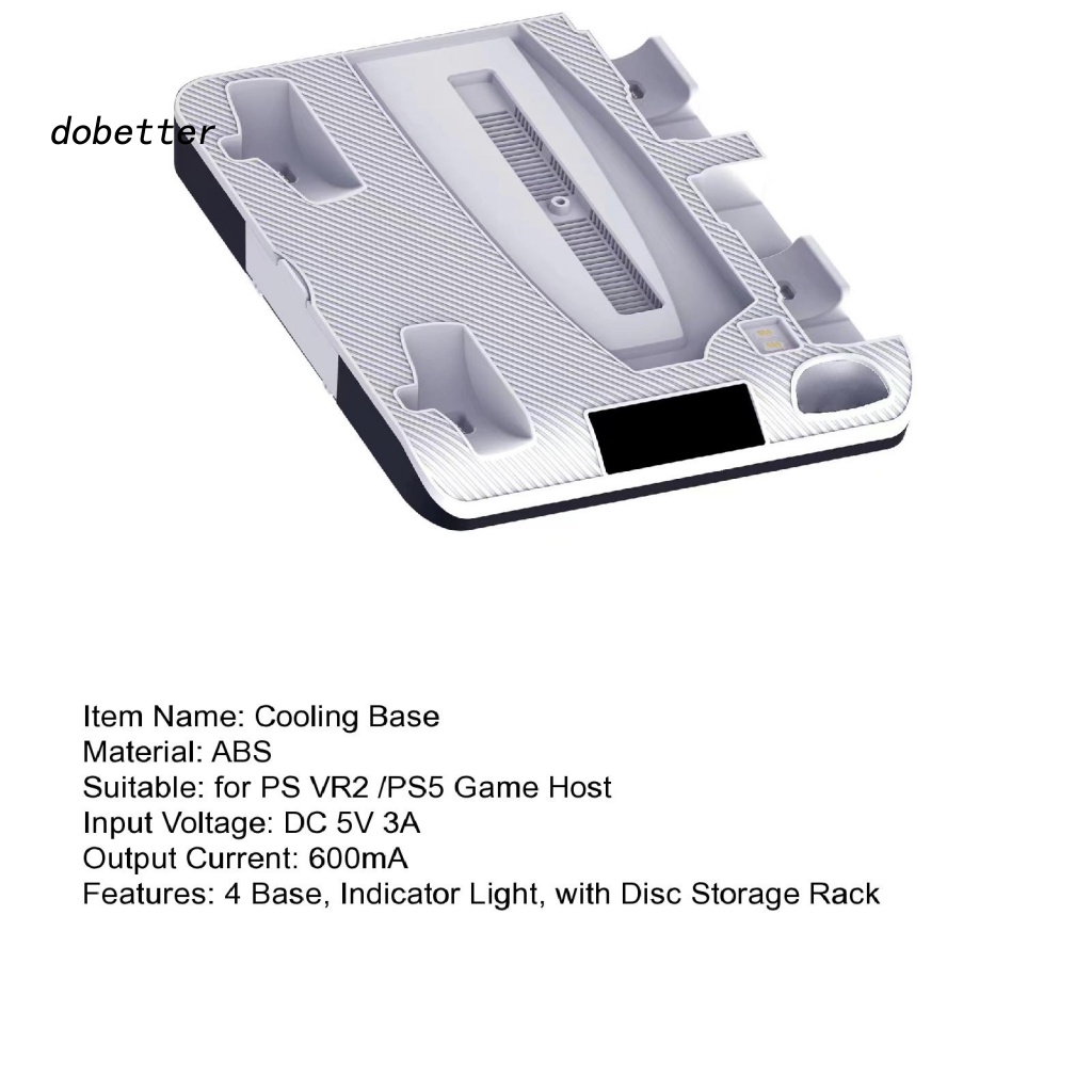 Đế Tản Nhiệt Đa Năng Kèm Giá Đỡ Đĩa Tai Nghe Cho PS VR2 / PS5