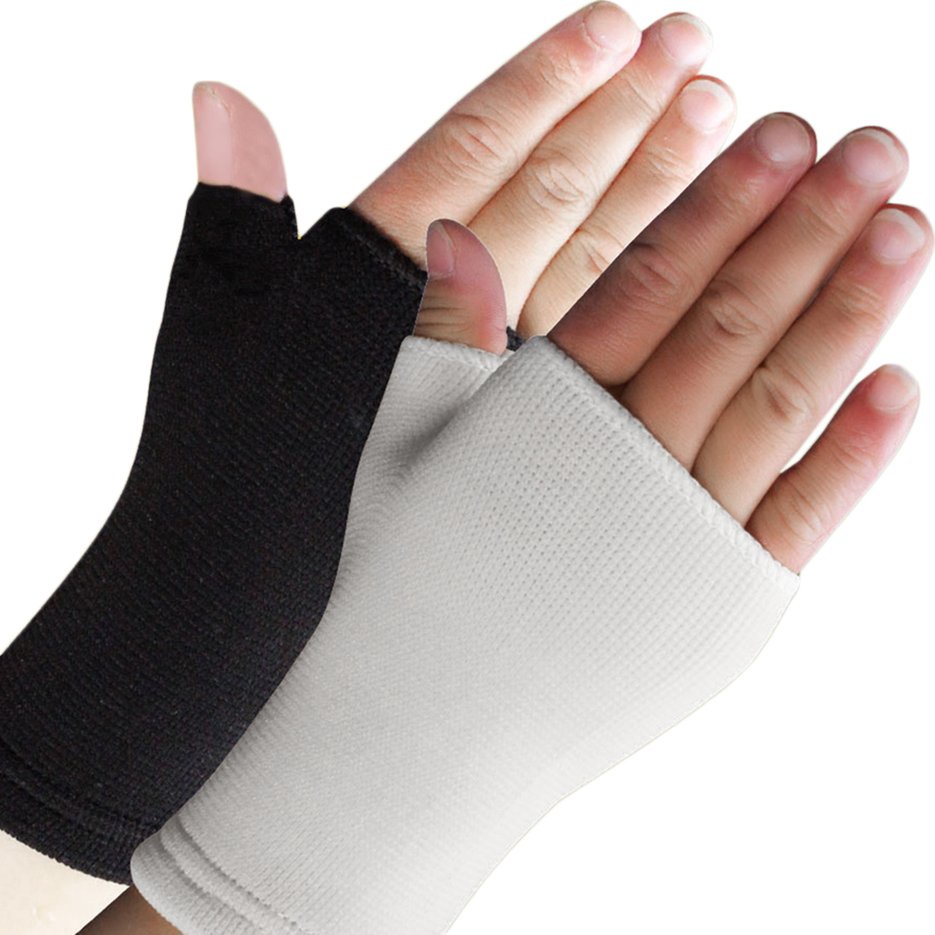 Ultra Thin Breathable Man Woman Half Finger Gloves Elastic Wrist Supports