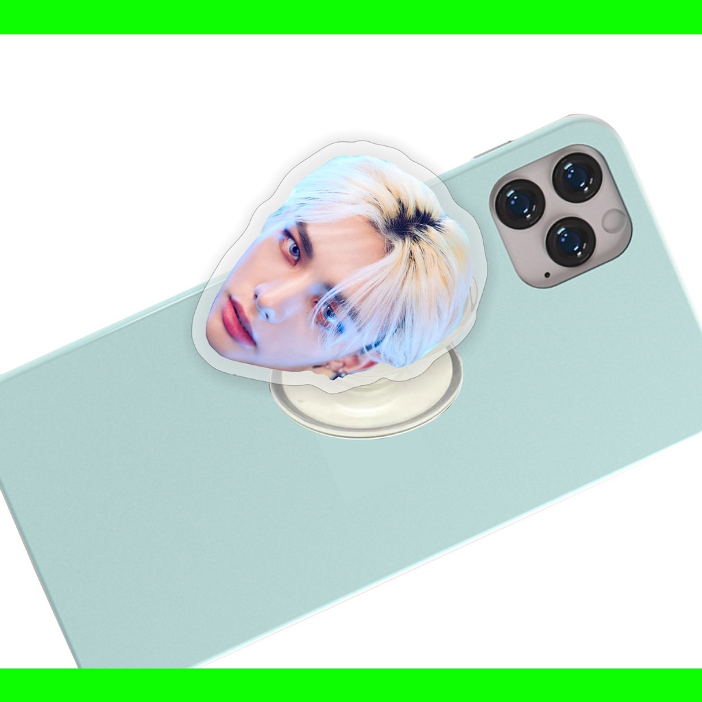Giá Đỡ Điện Thoại Bằng Acrylic Hình Nhóm Nhạc Kpop Stray Kids