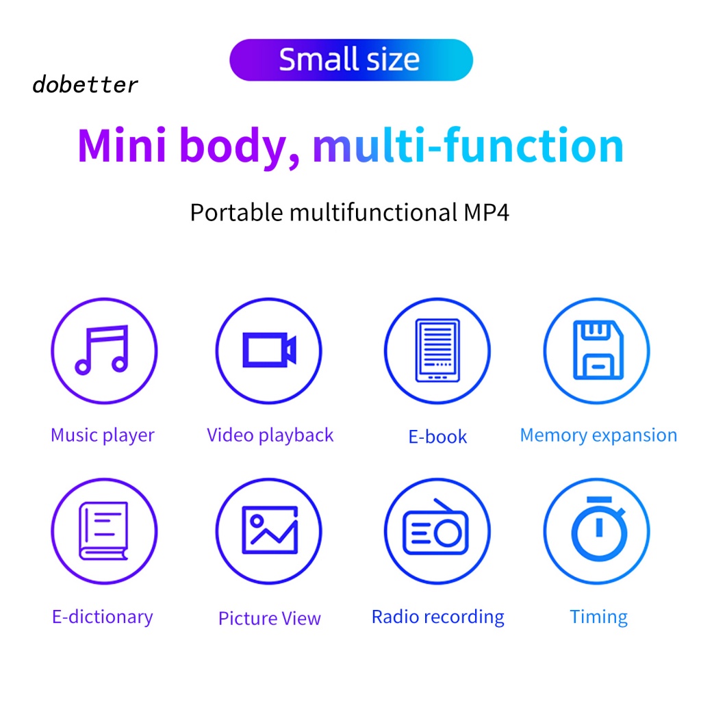 Máy Nghe Nhạc MP3 Mini T7 Đa Năng Cho Hoạt Động Ngoài Trời