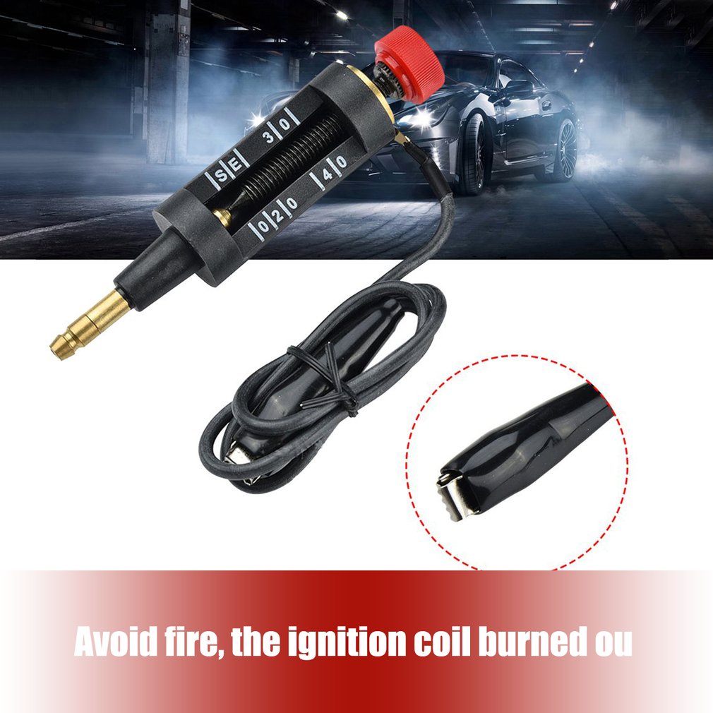 Spark Plug Tester Adjustable Pick Up Coil Diagnostic Automotive Adapter Auto Test Tool [Q/3]