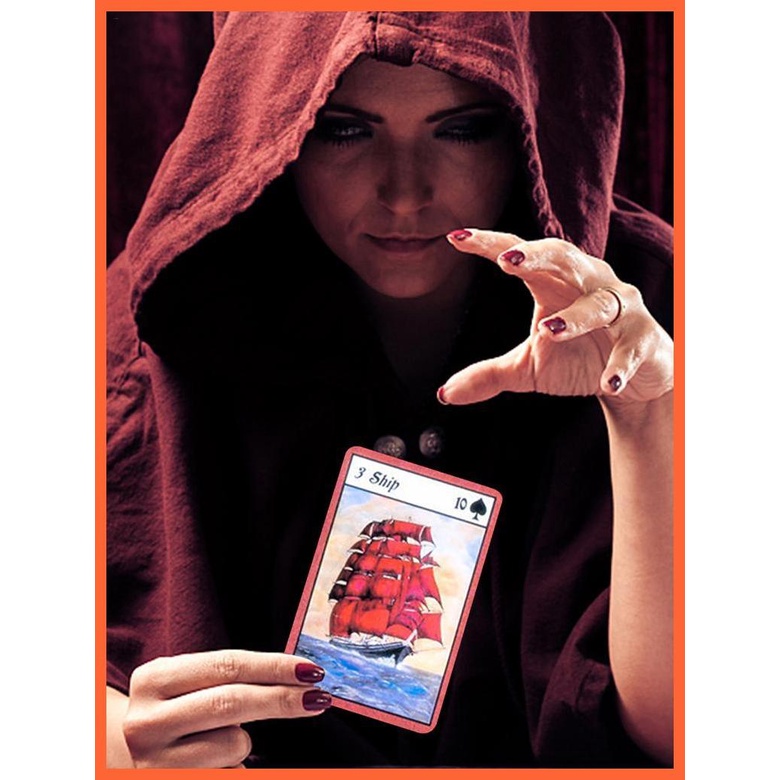 Bộ Bài Tarot In Hình Red Lenormand Oracle