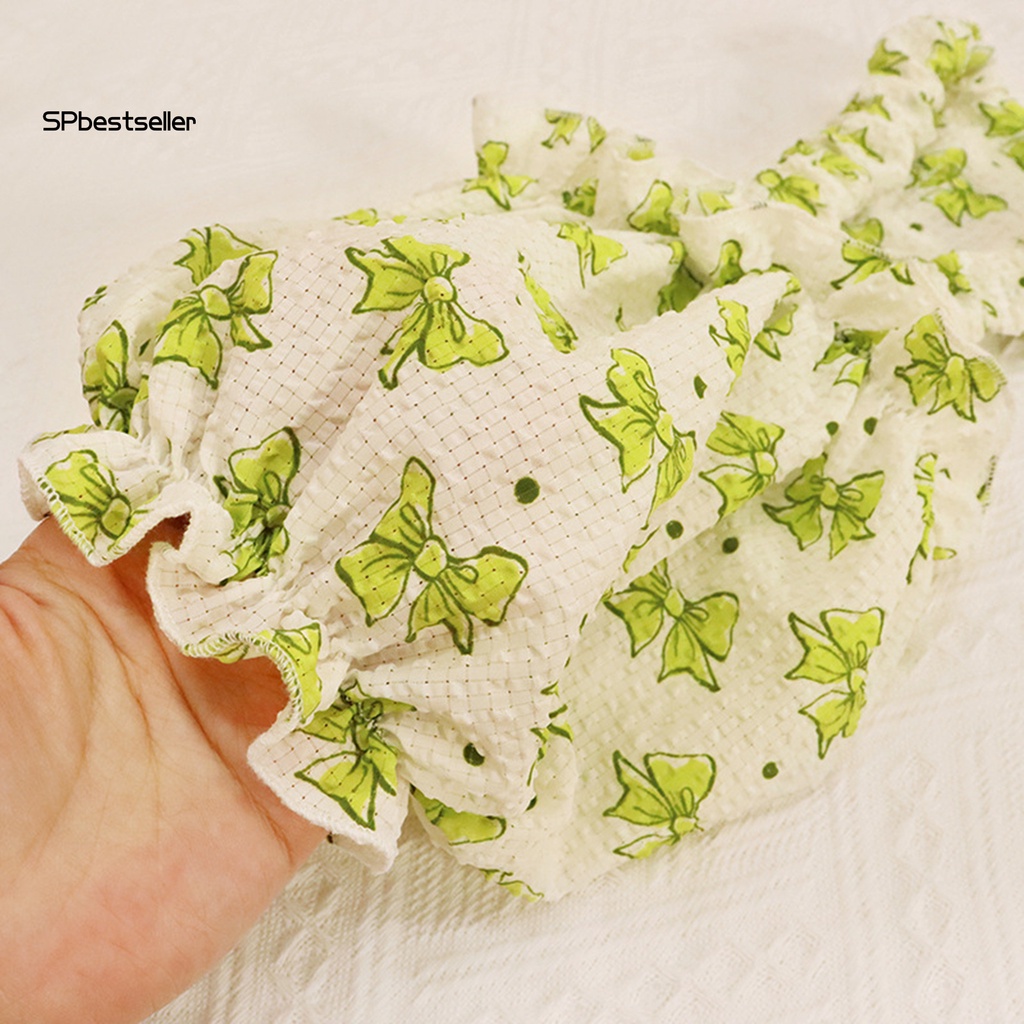 Đầm Vải Polyester Siêu Mềm Thoáng Khí In Họa Tiết Kẹo Dễ Thương Thời Trang Mùa Hè Cho Thú Cưng