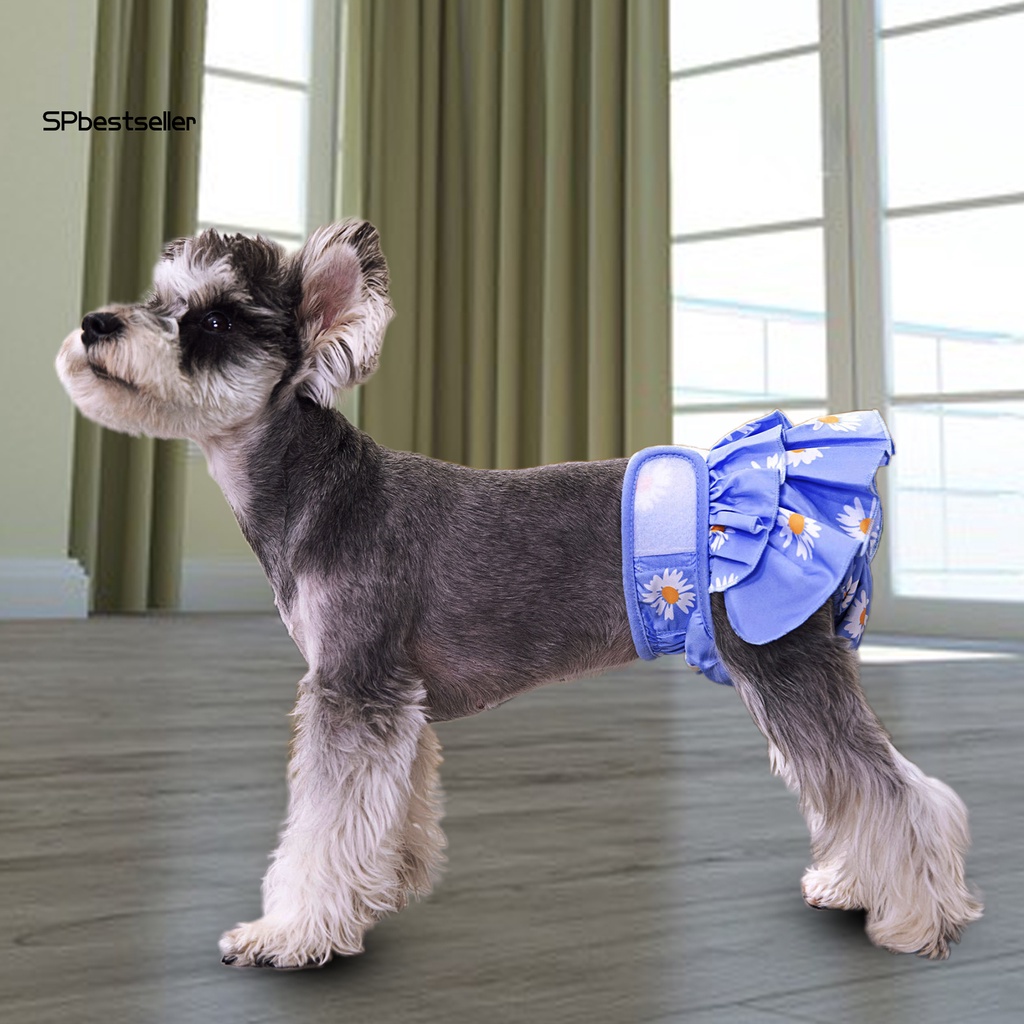 Tã Lót Vải Cotton Thấm Hút Tốt Chống Rò Rỉ Có Thể Điều Chỉnh Dành Cho Thú Cưng