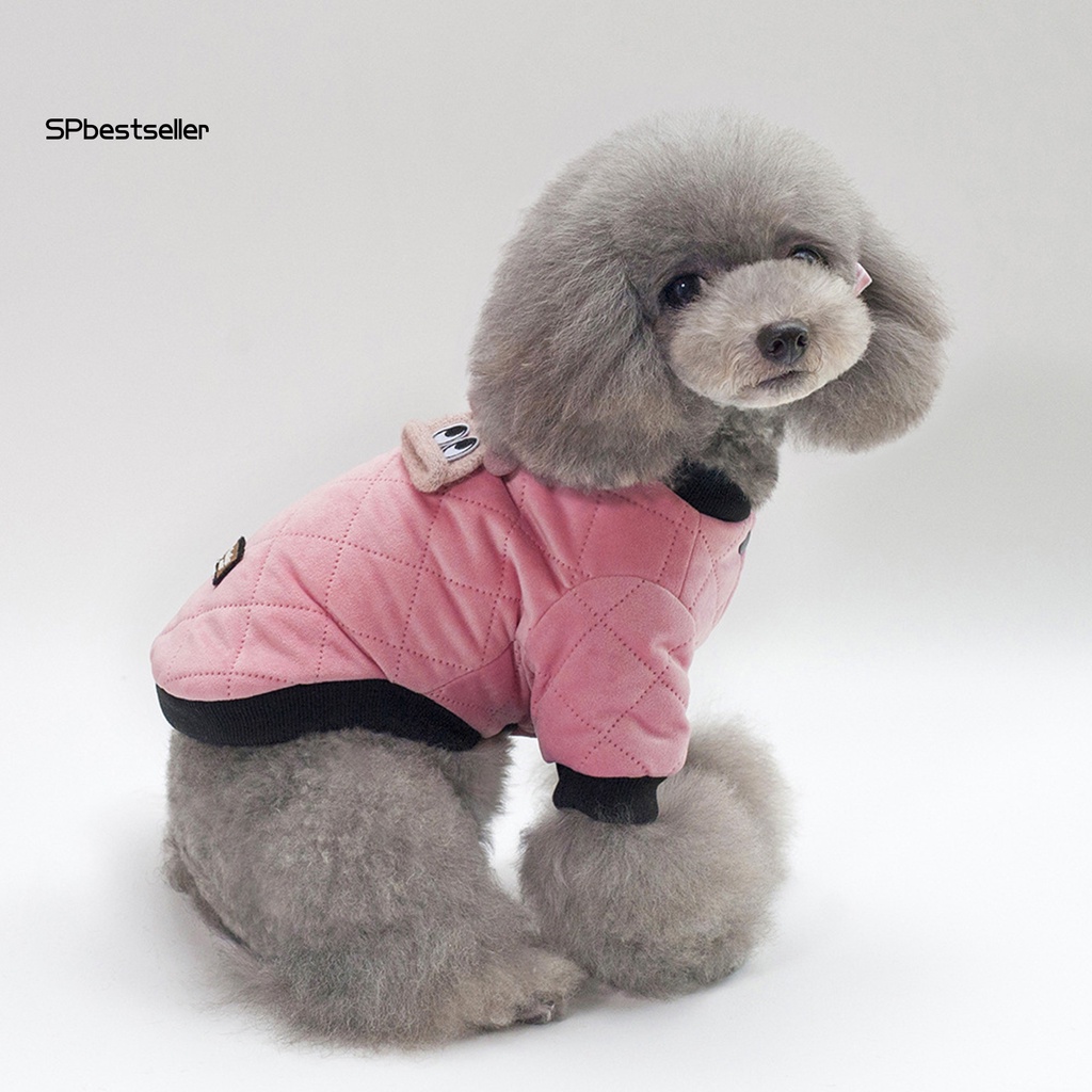 Spbestsellkr Áo Khoác Cotton Kẻ Sọc Caro Cách Nhiệt Tốt Thoải Mái Mặc Hàng Ngày Cho Thú Cưng