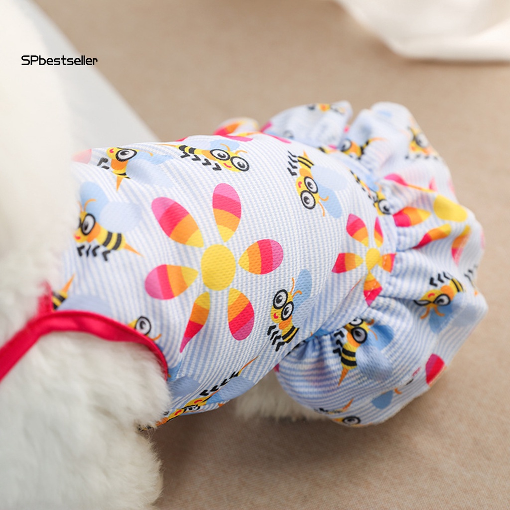 Spbestsellkr Áo Sweatshirt Vải Polyester Mềm Mại In Họa Tiết Hoa Dành Cho Cún Cưng