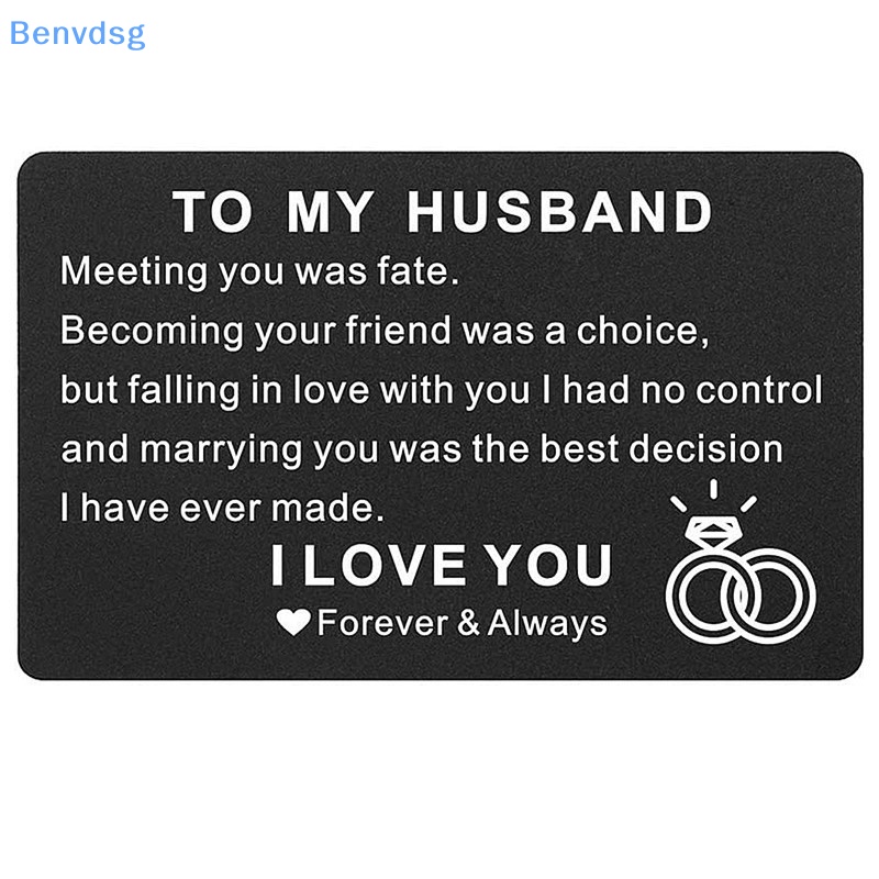 Benvdsg &gt; Ví Đựng Thẻ Bằng Thép Không Gỉ Cho Husband Boyfriend Wife Girlfriend Valene Quà Tặng Sinh Nhật