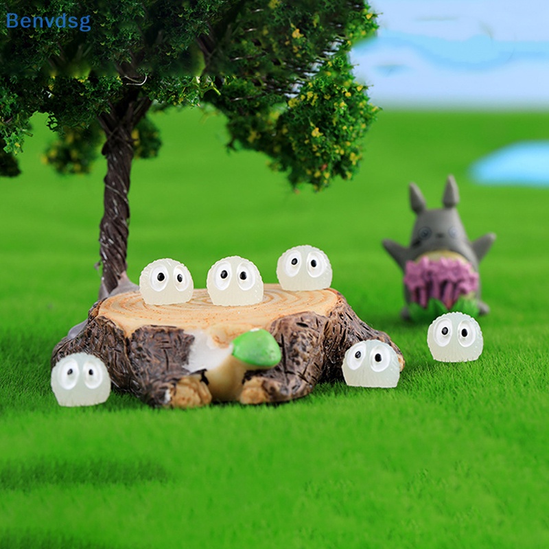 Benvdsg &gt; Tượng Tiên Elf Màu Đen Dạ Quang Mini Trang Trí Sân Vườn