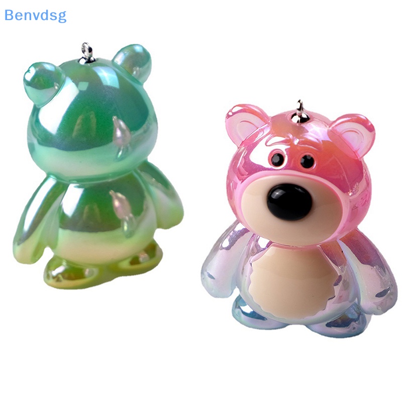 Benvdsg &gt; Mặt Vòng cổ / Móc Khóa Hình Gấu Dạ Quang DIY