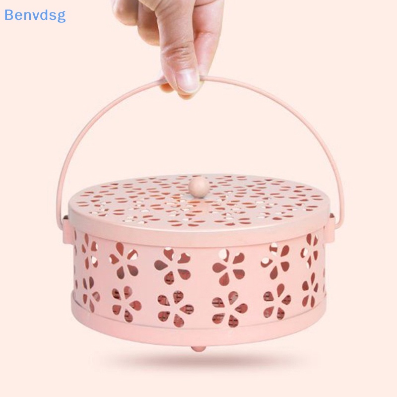 Hộp Đựng Nhang Muỗi Hình Tròn Có Tay Cầm Tiện Dụng