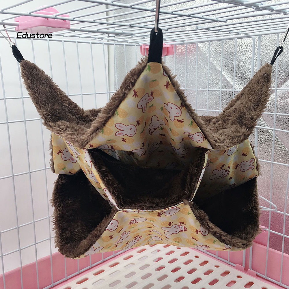 Võng Treo 3 Tầng Ấm Áp Cho Chuột Hamster