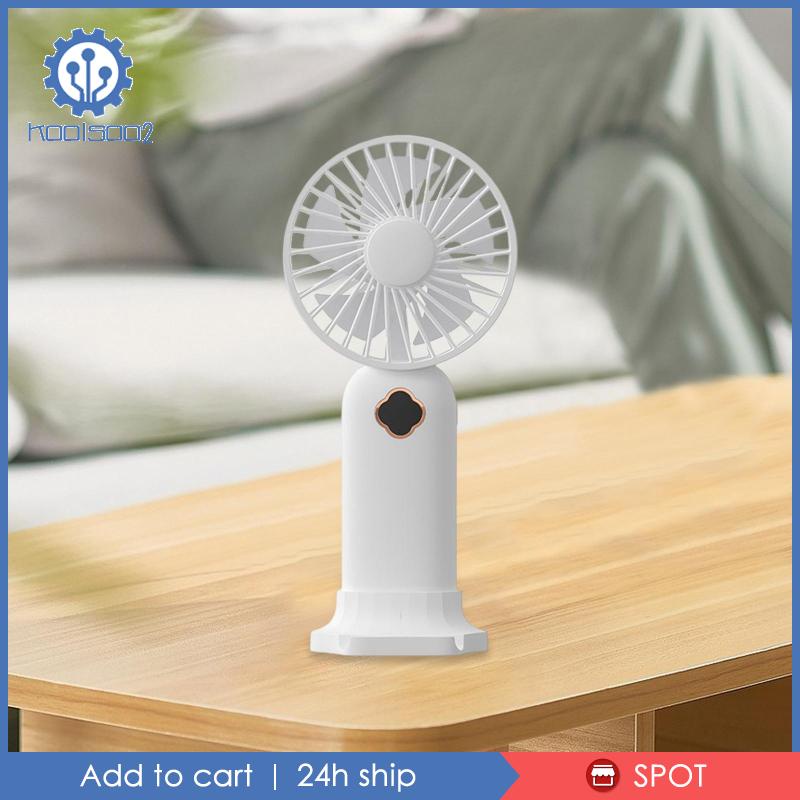 Quạt Cầm Tay Koolsoo2 Sử Dụng Pin Kết Hợp Giá Đỡ Điện Thoại Cho Cắm Trại / Xe Hơi