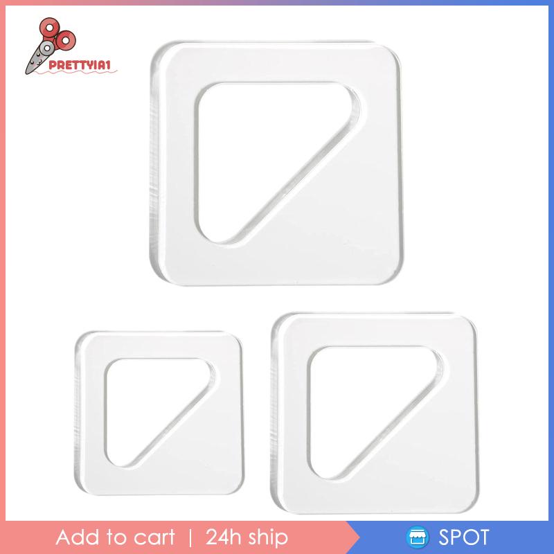 Set 1 / 3 Khuôn Acrylic Trong Suốt Chuyên Dụng Làm Mộc