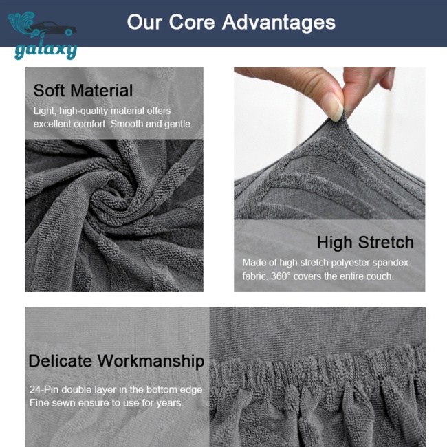 Galaxy Vỏ Bọc Ghế Ngồi Bàn Ăn / Văn Phòng Chất Liệu Mềm Mại Co Giãn Dày Dặn Thân Thiện