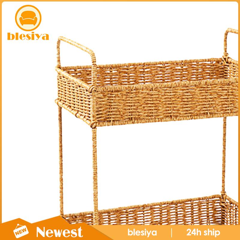 [Blesiya] Khay Đựng Thức Ăn Sáng / Cà Phê / Đồ Ăn Sáng Bằng Dây Bện Trang Trí Bàn Ăn