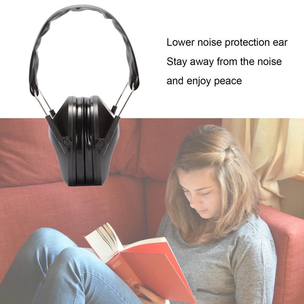 Ear Muffs Factory Ergonomic Hearing Protection Sponge Cushion Industrial Working Noise Reduction Foldable Earplugs [Q/1]