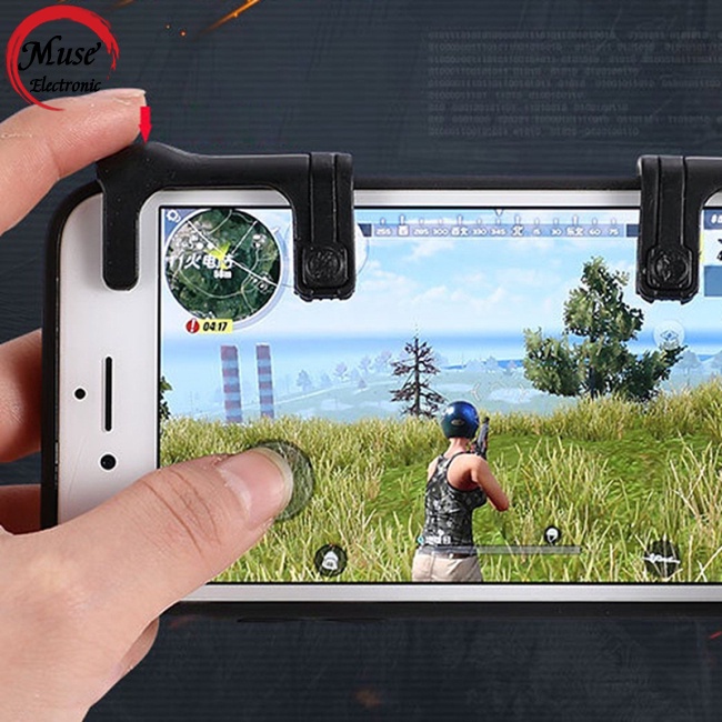 1 Cặp Nút Bấm Hỗ Trợ Chơi Game PUBG Trên Điện Thoại Di Động