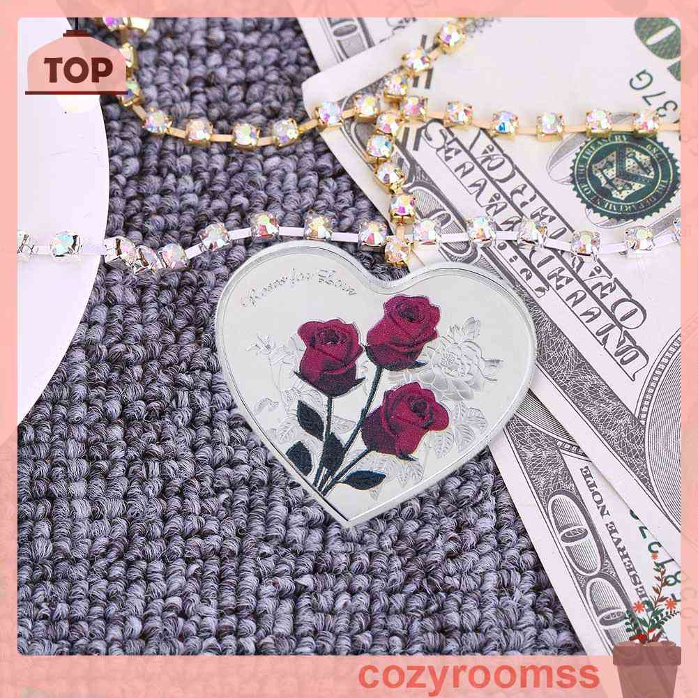 Đồng Xu Kỉ Niệm Hình Trái Tim 38mm