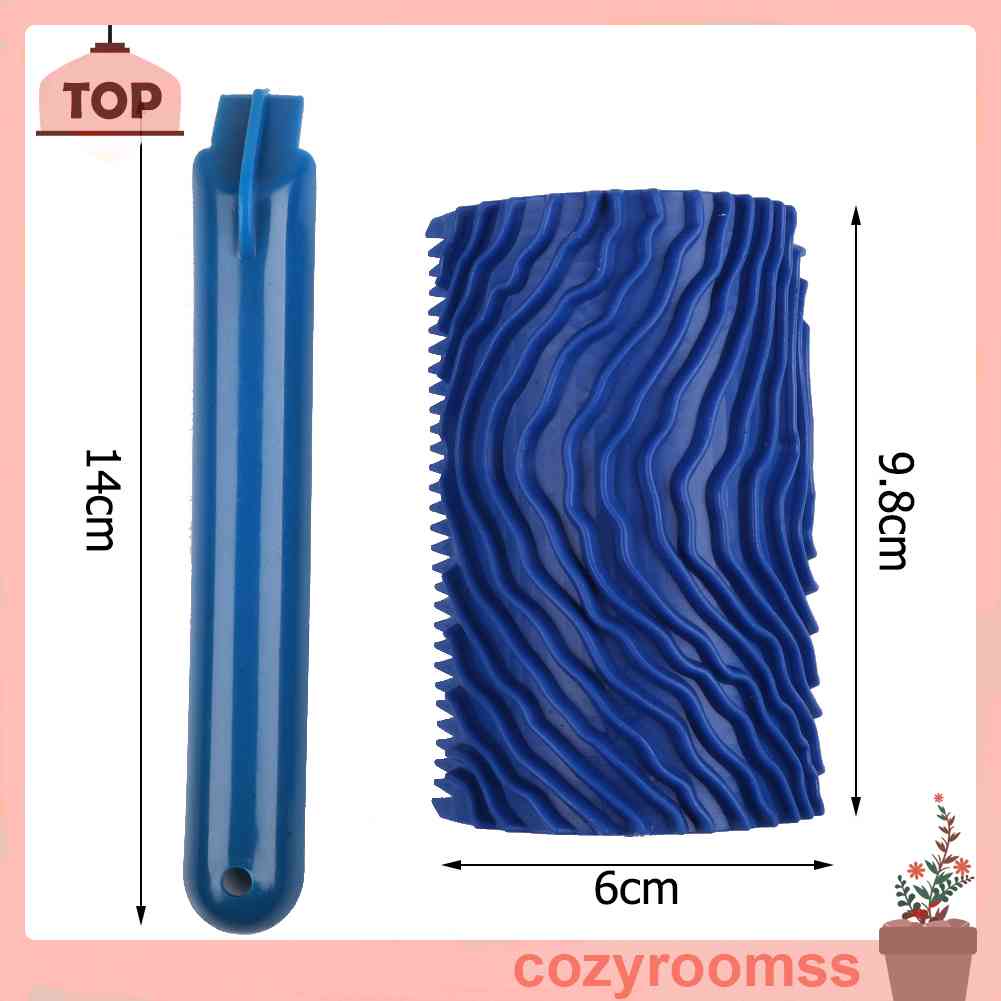 Cây Lăn Sơn Nghệ Thuật Bằng Cao Su Màu Xanh Dương Siêu Bền Tiện Dụng DIY