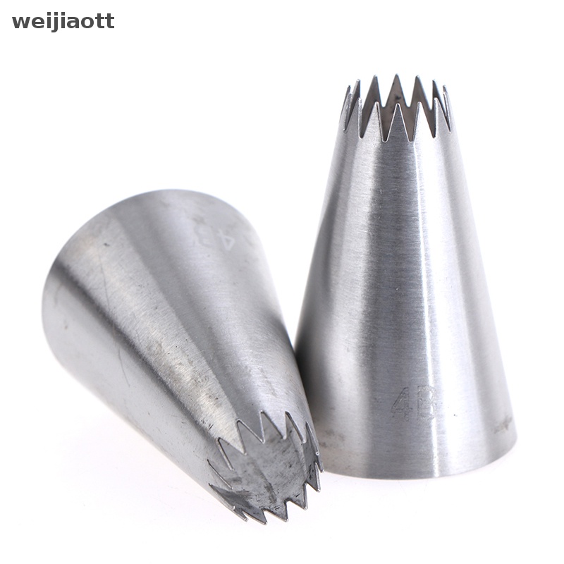 Weijiaott 4B# Đuôi Bắt Bông Kem Trang Trí Bánh
