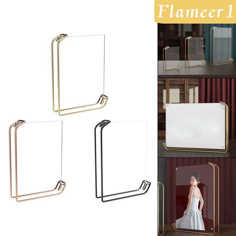 Khung Ảnh Acrylic Hình Ngọn Lửa 1] Để Bàn Trưng Bày