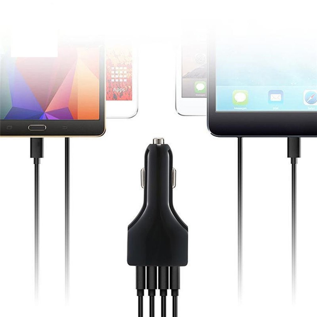 Qc3.0 Multifunctional 4-Port Usb Quick Charger 4 Smart Fast Charging Adapter Multi-Protection [Q/10]