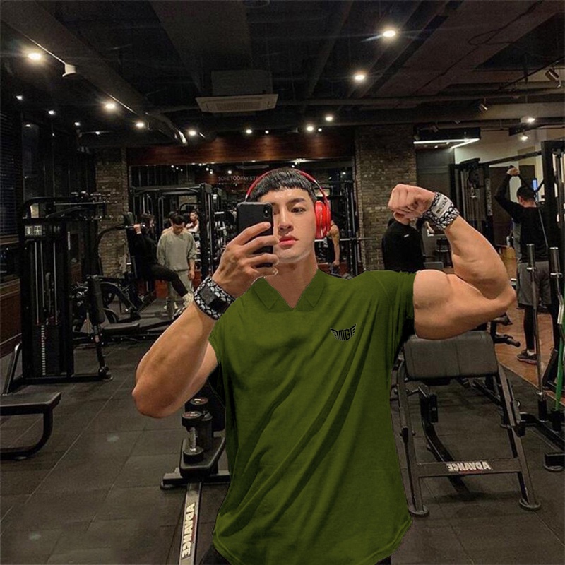 Áo Thun Polo Cotton Tay Ngắn Màu Trơn Thoáng Khí Thời Trang Mùa Hè Mới Cho Nam