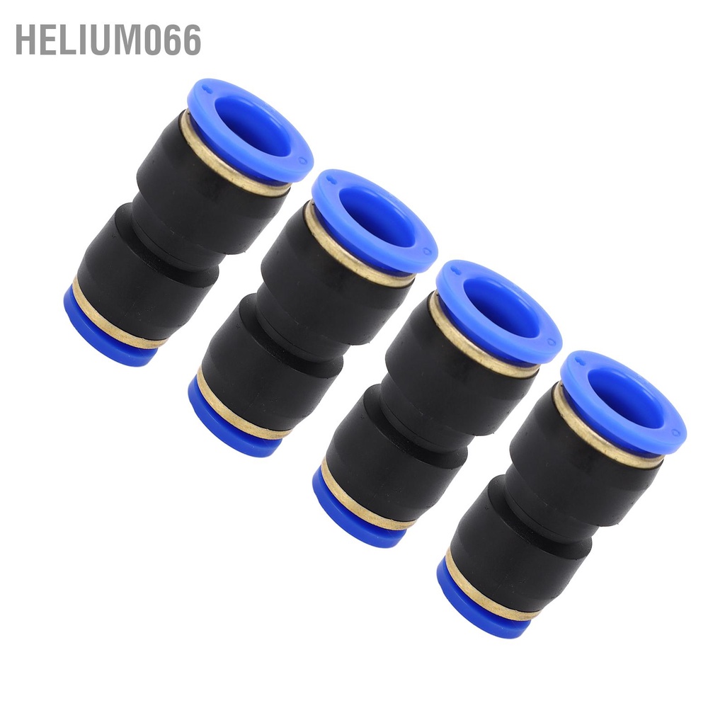 Helium066 4 Đầu nối đẩy thẳng 4/7in 2/5in Phát hành nhanh khí nén Phụ kiện đường hàng không cho máy móc