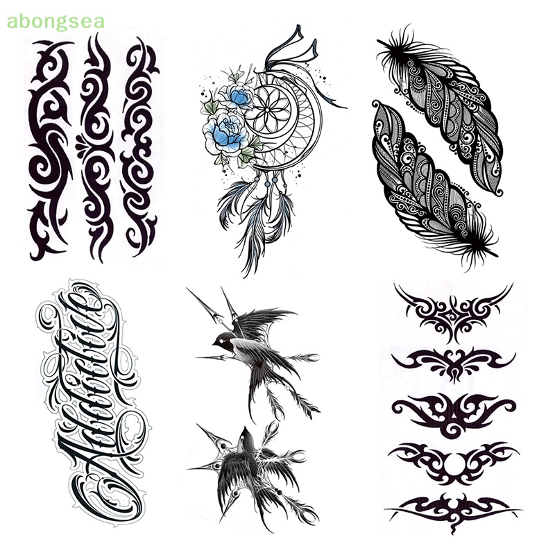 Hình Xăm Dán Tạm Thời Họa Tiết Sói / Hổ / Hổ Cáo / Đại Bàng Cá Tính Cho Nam