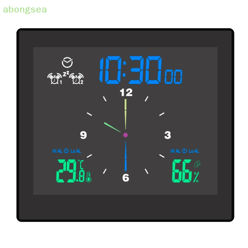 Đồng Hồ Báo Thức Kỹ Thuật Số 5in Treo Tường Bongsea