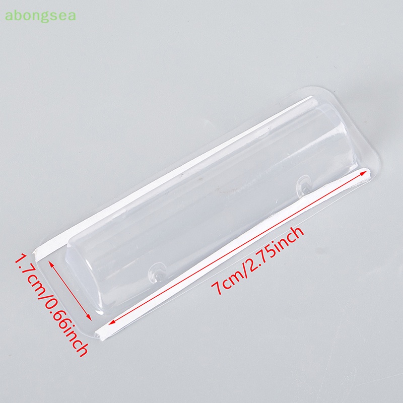 Set 10 / 50 Giá Đỡ Son Dưỡng Môi Bằng Nhựa Trong Suốt Hình Chữ Nhật Chống Nước Tốt