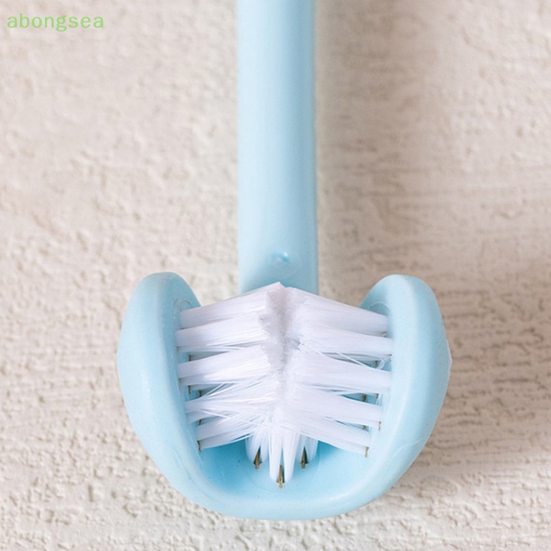 Bàn Chải Đánh Răng Ba Mặt Chữ U Lông Siêu Mềm Làm Sạch Sâu Cho Người Lớn