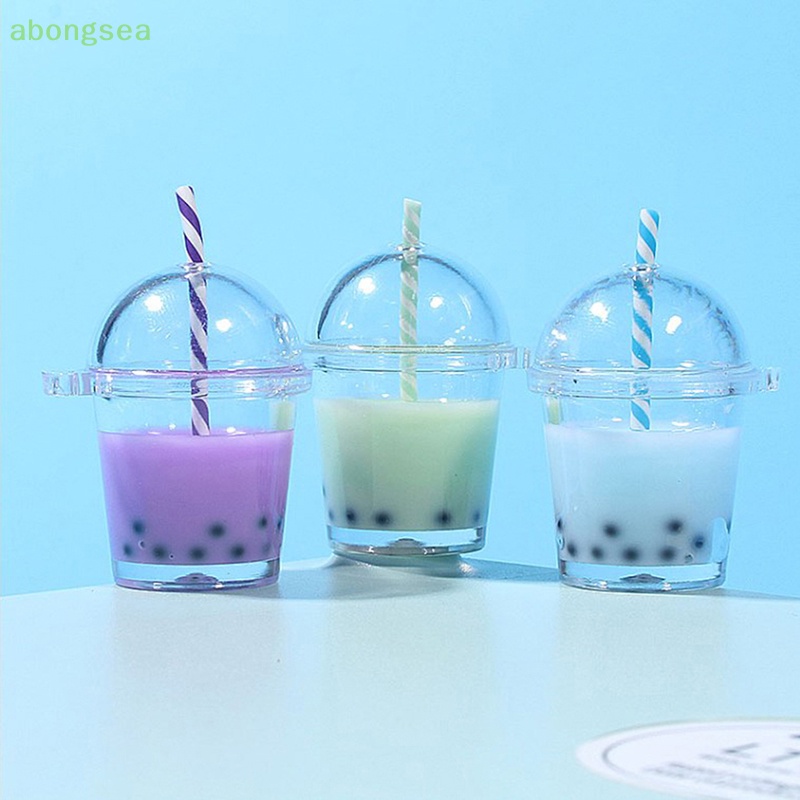 Abongsea Móc Khóa Hình Ly Trà Sữa mini Xinh Xắn