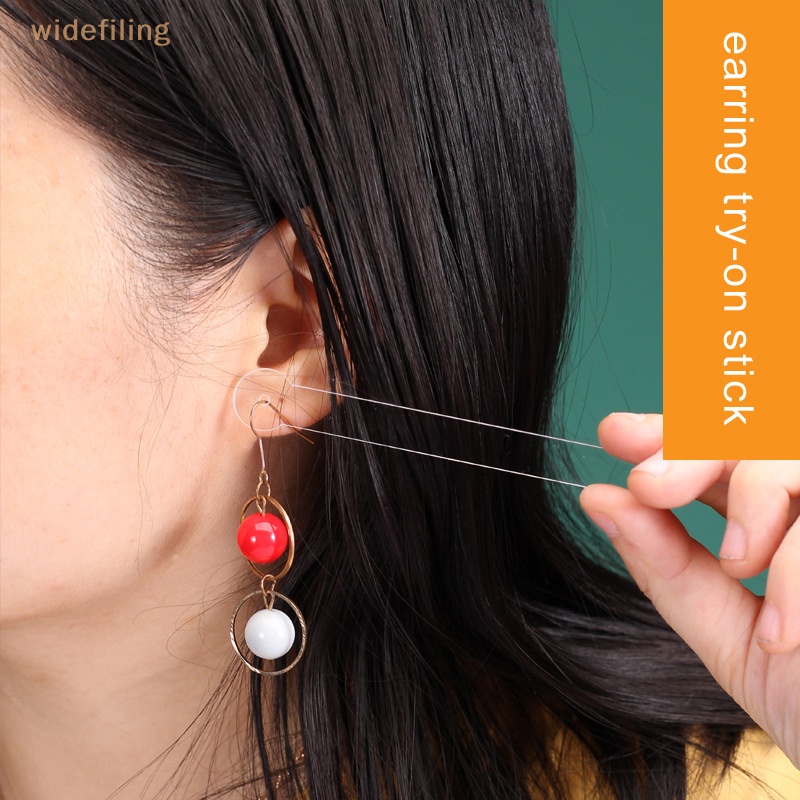 Set 1 / 5 Giá Đỡ Trưng Bày Bông Tai Bằng Acrylic Trong Suốt