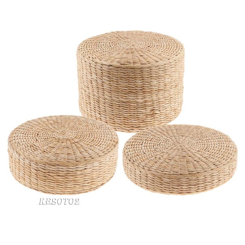 [Kesoto2] '' Đệm Ngồi Thiền Bằng Rơm Dệt Tatami Lót Sàn