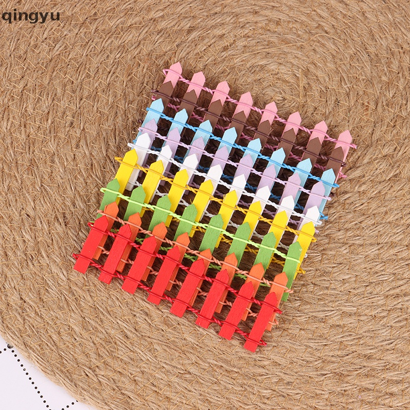 Set 5 Hàng Rào Gỗ Mini Trang Trí Tiểu Cảnh DIY